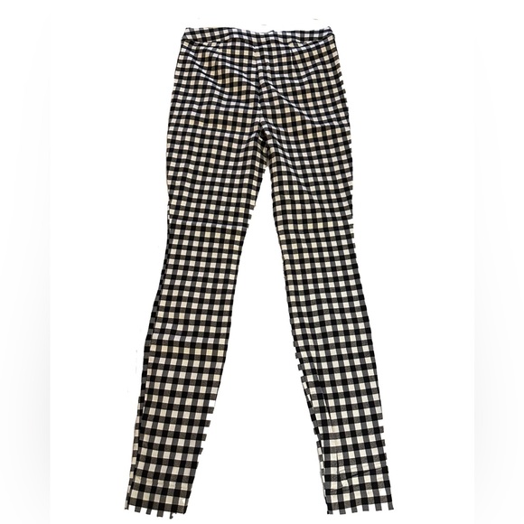 BLACK AND WHITE CHECKERED PANTS - Picture 2 of 2